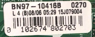 MAIN PARA MONITOR SAMSUNG / NUMERO DE PARTE BN94-10384R / BN41-02456A / BN97-10416B / BN9410384R / 10384R / DISPLAY BN96-38797A / LSF750HL04-G01 /  MODELO LH75EDEPLGC/GO - Imagen 2